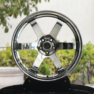 Jantes en alliage forgé Chrome Rays Volk Racing TE37 <span class=keywords><strong>SAGA</strong></span> S Plus 15 16 17 18 19 20 pouces 5x120 5x112 pour BMW F85 M40i F26 F48 F16 - Product Image 1