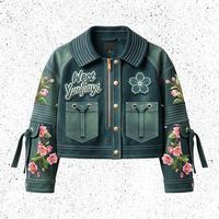 Vestes en cuir varsity personnalisées OEM, coupe courte, avec broderie de patchs, manches en cuir, veste varsity pour homme