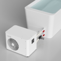 Baignoire froide professionnelle 1 CV avec refroidisseur et pompe de circulation, baignoire acrylique à remous pour usage commercial, personnalisable OEM