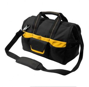 Free sample Heavy Duty <b>Tool</b> <b>Bag</b>,Wide Mouth <b>Tool</b> <b>Tote</b> <b>Bag</b> with Adjustable Shoulder Strap,Waterproof <b>Tool</b> Organizer <b>Bag</b> - Product Image 1