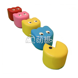 Moetry Pacman Soft Seating Stool Set Colorful Modern Foam Bench Soft Chair for Nursery Classroom Preschool <span class=keywords><strong>Creche</strong></span> Hotel Use - Product Image 3