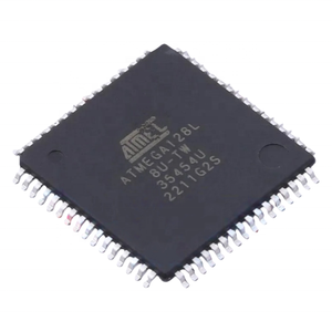 Microcontrolador (MCU) de núcleo RISC AVR de bajo consumo de 8 bits ATMEGA128L-8AU 100% nuevo y original (TQFP-64(14x14) con memoria Flash de 128KB) - Product Image 1