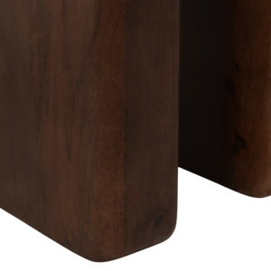 Consolle Rettangolare in Legno Massello di Mango con Piano in Pietra, Pezzo d'Arredo per Ingresso, Soggiorno e Corridoio - Product Image 6