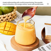 Poudre de boisson instantanée aromatisée faible en sel, mélange de smoothie mangue-pomelo-sago en boîte pour les salons de thé et les boissons dessert moelleuses