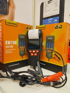 <span class=keywords><strong>TOP</strong></span> 12V/24V Kfz-Batterie analysator Autowerk statt Werkzeug KONNWEI KW700 Hochpräziser Batterie <span class=keywords><strong>tester</strong></span> mit Drucker - Product Image 2