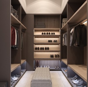 Moderne personnalisé pas cher prix mélamine chambre armoire <span class=keywords><strong>dressing</strong></span> - Product Image 1