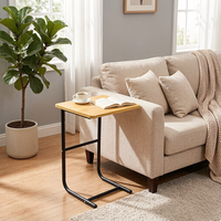 Table basse en C gain de place, portable, pour canapé, bureau pour ordinateur portable, idéale pour chambre à coucher - Vente en gros