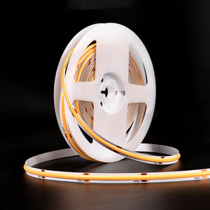 库存无带发光二极管条形灯DC24V 12V 220V发光二极管条防水<span class=keywords><strong>IP67</strong></span> Cob发光二极管条形灯带住宅装饰