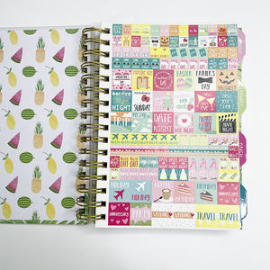 Cubierta de papel personalizada para niños, suministros escolares con cable espiral, cuaderno - Product Image 2