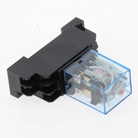 220/240V AC 10A 8PIN Relay daya koil DPDT LY2NJ HH62P HHC68A-2Z dengan dasar soket