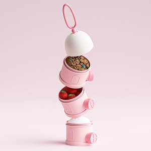 Scatola di latte in polvere portatile fuori di stoccaggio di imballaggio di latte in polvere in grado di grande capacità latte in polvere griglia di tenuta - Product Image 4