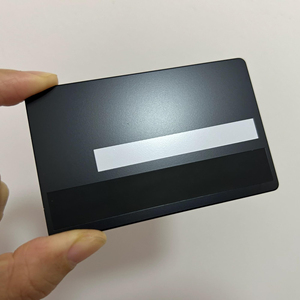 Tarjeta de Visita Moderna de Acero Inoxidable Negro al por Mayor 4442, Tarjeta de Crédito Personalizada con Grabado Láser a Color y Placa con Nombre - Product Image 4
