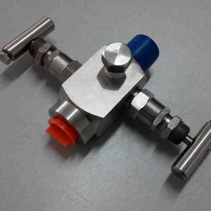 Collecteur d'instruments standard SS316L à 2 voies, filetage NPT 1/2'', purge d'isolation pour manomètre EJA 1 - Product Image 4