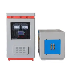 Bottom medium frequency portable 15 kw induction heating machine heater for rod copper tube