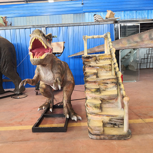 Dinosaurio Rideable de fábrica de dinosaurios robóticos para <span class=keywords><strong>Dino</strong></span> Rider, dinosaurio Animatronic para montar - Product Image 2