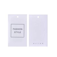 MH-132 Coudre 0n Personnalisé Pas Cher Prix De Luxe Bijoux Marque 5*9cm Papier Hangtags pour Vêtements Propre Logo