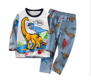Kids Spiderman Overlord Dinosaur Pattern Sleep Clothes Boys Pajama Sets - Product Image 1