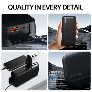 Telesin 10000mAh <span class=keywords><strong>Power</strong></span> <span class=keywords><strong>Bank</strong></span> pour <span class=keywords><strong>Go</strong></span> <span class=keywords><strong>Pro</strong></span> Hero 13 Camera Battery/Smartphone Charger box - Product Image 6