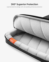 Sac de transport pour ordinateur portable avec logo personnalisé, étanche, anti-rayures, avec fermeture éclair, pochette de voyage professionnelle