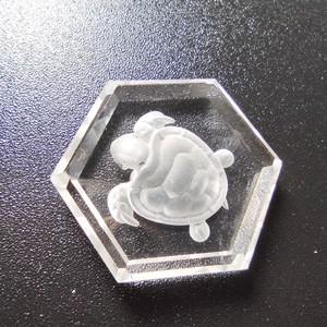 Lucency Gemstone Natural Quartz Sea Theme Sea Turtle Internal Carved Stone Loose Gemstone For Souvenir - Product Image 2