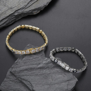 Pulsera de tenis, pulsera de circonitas para hombre estilo hip-hop, cadena de una sola fila para mujer. Collar Lijing de Moda Tanjing - Product Image 3