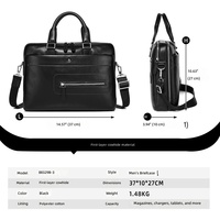 Sacs en cuir véritable de haute qualité avec logo personnalisé, vente en gros, service OEM, sacoche d'affaires pour hommes, grande capacité, multifonctionnelle
