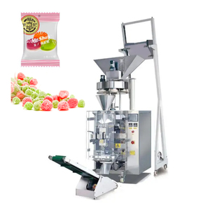 Máquina de llenado VFFS para azúcar, 100g 200g, para gominolas, chocolate, frijoles, sal, cacahuetes, semillas, máquina de envasado de sobres pequeños con sellado trasero - Product Image 2