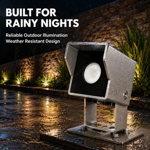 Projecteur LED Carré Miniature Personnalisé Crane 3W Blanc 6W RGBW avec Support en U Épais IP66 Étanche pour Éclairage Mural Extérieur - Product Image 1