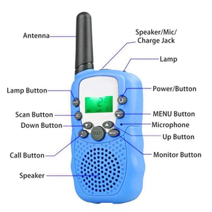 1 Pieza T388 Radio Bidireccional Portátil, Walkie Talkie para Niños con Linterna LED Integrada, Mini Juguete de Regalo para Niños y Niñas - Product Image 3