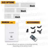 Barre de son ATV UTV 26 pouces, haut-parleur personnalisé pour SSV, marine, golf, synchronisé avec les rythmes musicaux, télécommande