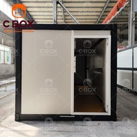 Cbox Vente en gros en usine Maison conteneur pliable Installation rapide pour bureau Chantier dortoir Habitable Salon