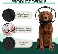 Collier de protection anti-morsure moderne et souple HIPHOPPET pour chiens et chats, accessoires pour animaux de compagnie, collier de récupération pour animaux de compagnie