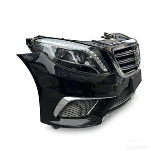 Nariz Delantera Completa Usada para <span class=keywords><strong>Mercedes</strong></span> Benz <span class=keywords><strong>Clase</strong></span> <span class=keywords><strong>S</strong></span> W222 S65 <span class=keywords><strong>AMG</strong></span> 2014-2017 OE #   A2228802447 con Faros Delanteros y Ventilador del Radiador - Product Image 6