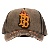 Topi Snapback Gorras Bling Rhinestone Putih Premium Katun Vintage Washed Finish Pria Wanita
