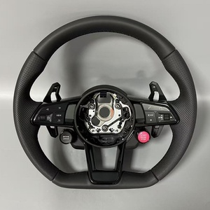Volant en cuir <span class=keywords><strong>RS</strong></span> R8 Sport pour Audi A1 A3 R8 S4 S5 Q5 SQ5 A4 A5 A6 A7 RS3 RS4 RS5 TT TTRS - Product Image 2
