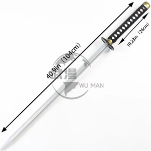 <span class=keywords><strong>Espada</strong></span> Iletto <span class=keywords><strong>Aki</strong></span> <span class=keywords><strong>Hayakawa</strong></span> con Diseño de Dibujos Animados, Katana de Juguete de Madera, Set de Espadas para Cosplay, Unisex, 14+ - Product Image 5