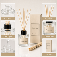 Difusor de Aromas de Vidrio sin Plomo de 30 ml con Aromas Personalizados para el Hogar