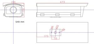 CCTV מצלמה דיור S-LD161 IP68 IK10 מחשב + PBT דיור - Product Image 4