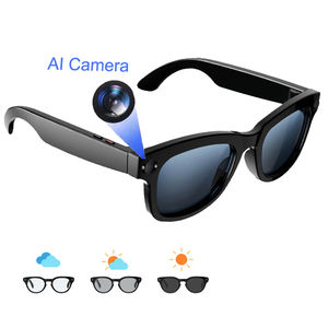 Occhiali da Sole Bluetooth con Lenti Intercambiabili, Traduzione Wireless, AI Intelligente, ChatGPT, Occhiali Smart con Fotocamera Video per <span class=keywords><strong>Apple</strong></span> e Samsung - Product Image 1