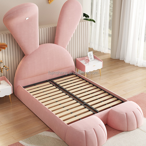 <span class=keywords><strong>Letto</strong></span> per Bambine JINS, Comodo Design Moderno in Legno, Arredamento per Camera da <span class=keywords><strong>Letto</strong></span> e Appartamento - Product Image 3