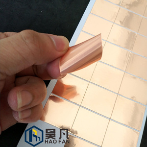 สติกเกอร์ฟอยล์ทองแดงนำไฟฟ้า 0.05-0.15 มม. แบบมีกาวในตัว สำหรับปุ่มสัมผัสและการป้องกันแม่เหล็กไฟฟ้า - Product Image 2