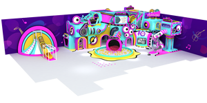 Equipo de Juegos Interior Colorido con Temática de Monstruos Pequeños, Juegos Infantiles Suaves, Área de Juegos Interior Colorida - Product Image 3