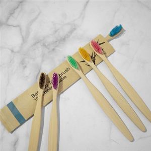Eco Friendly Bamboo Reusable Toothbrushes <b>Portable</b> Adult Soft for Home Travel Hotel Use USA Mairun Model 823 - Product Image 5