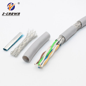 <span class=keywords><strong>Cable</strong></span> de Red Ethernet Cat6 Lan Grey 4*2 Pares, Certificado Giglan, Cat6a <span class=keywords><strong>UTP</strong></span>, Blindado, con Alimentación - Product Image 3