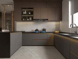 Qualité supérieure : Armoires en bois massif multicouches, directement de l'usine, personnalisées pour votre cuisine intégrée - Product Image 5