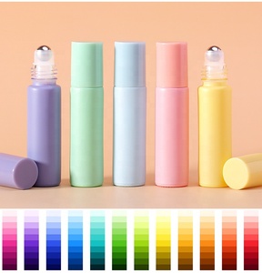 Di Grande Successo MOQ Basso 100pz Bottiglia di Vetro Roll-On da 10ml Colori Multipli Flacone Satinato con Sfera Roller per Confezione Olio Essenziale Rinfrescante - Product Image 6