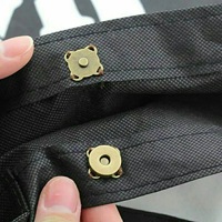 Accessoires de couture en gros : Sac à boutons métalliques avec fermoir magnétique et quincaillerie – Emballage personnalisable