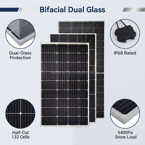Los Mejores Paneles Solares Monocristalinos Bifaciales de Tipo N Topcon del Mundo, de 800w, con Doble Cristal, para Uso en Techos de Casas y Granjas - Product Image 1