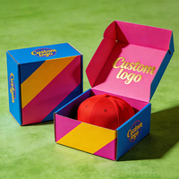 Caja de Embalaje para Gorras, Caja de Envío, Caja de Cartón para Entrega, Embalaje Personalizado para Sombreros Fedora, Caja Personalizada para Gorras