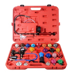 27 Pcs Car Radiator <strong>Pressure</strong> Tester Water Tank <strong>Leak</strong> Detector Kit <strong>Test</strong> - Product Image 1